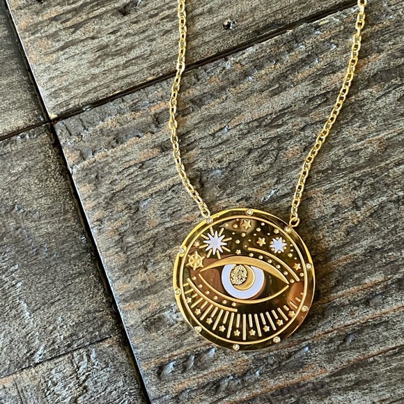 Free People Jewelry - NEW Celestial Eye Pendant Necklace